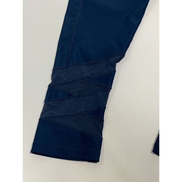 Apana Women's Jegging Pull On Pants Elastic Waist Blue Mesh Hem Small - Picture 5 of 7